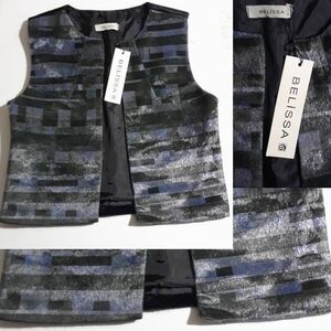 Belissa Faux Fur Short Accent Vest